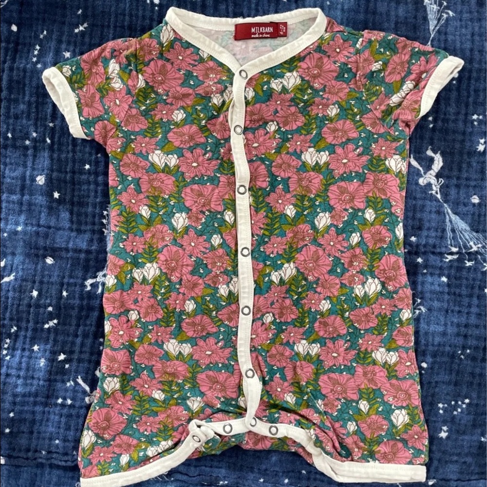 Milkbarn rompers both EUC 6-12month